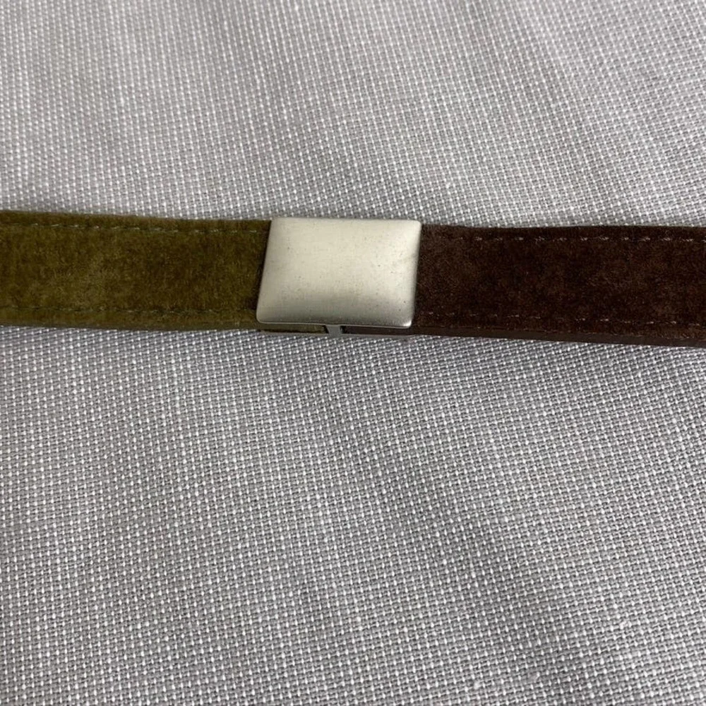 Streets Ahead suede and silver toned belt - Picture 4 of 14